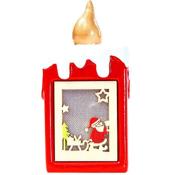 Vela Eletrônica Noel com Led 13cm - 1 Un