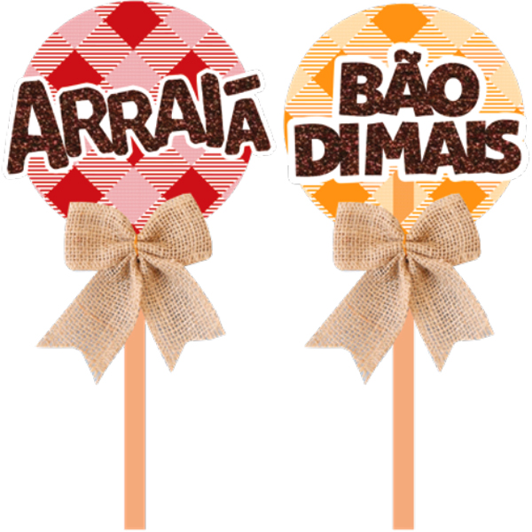 Picks Decorativos Arraiá - 2 Un