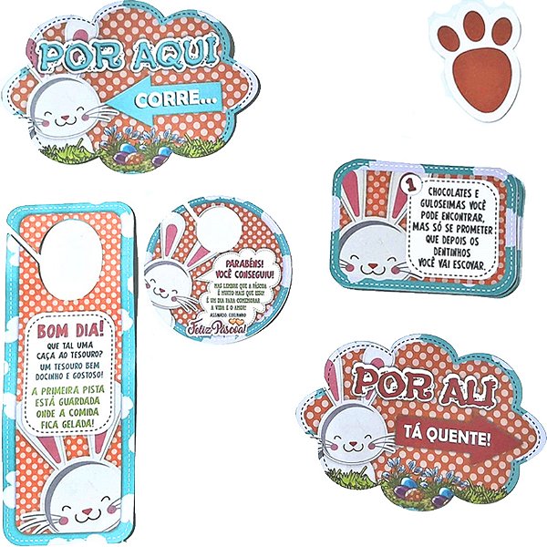 Kit Caça aos Ovos de Páscoa - 31 Un