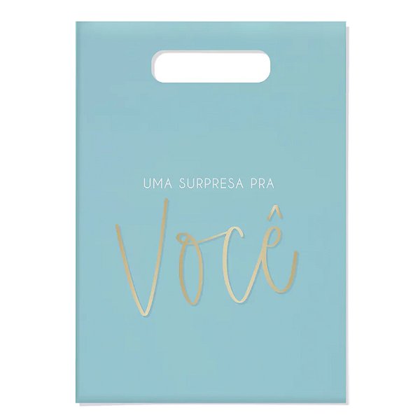Sacola Flex 22x31cm Candy Tiffany - 10 Un