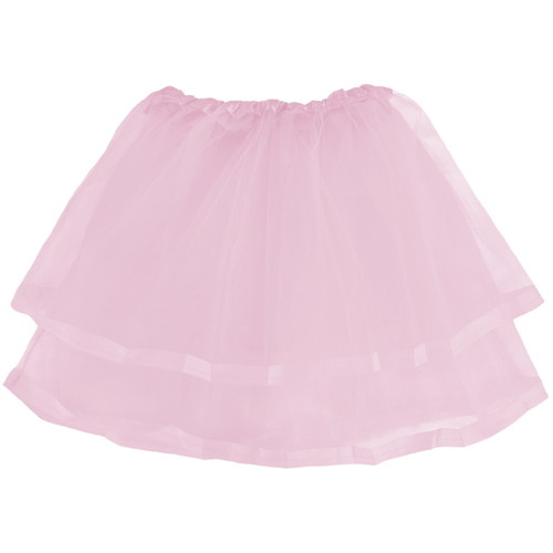 Saia de Tule Especial 30cm Rosa com Fita