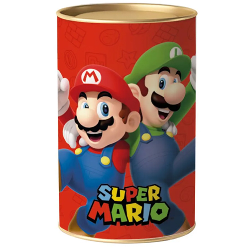 Lata Para Ovo 500g Páscoa Super Mario Bros 22x12,5cm - 12 Un