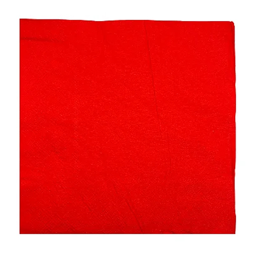 Guardanapo de Papel Folha Dupla 32x32cm Color Vermelho - 20 Un