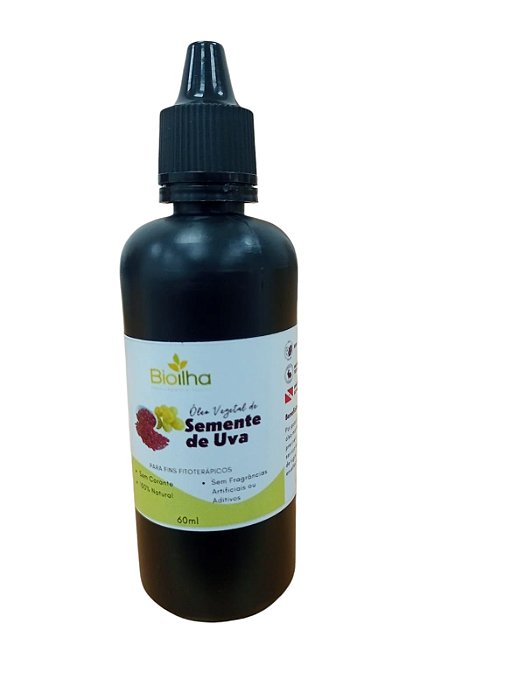 Óleo Vegetal de Semente de Uva - Bio Ilha