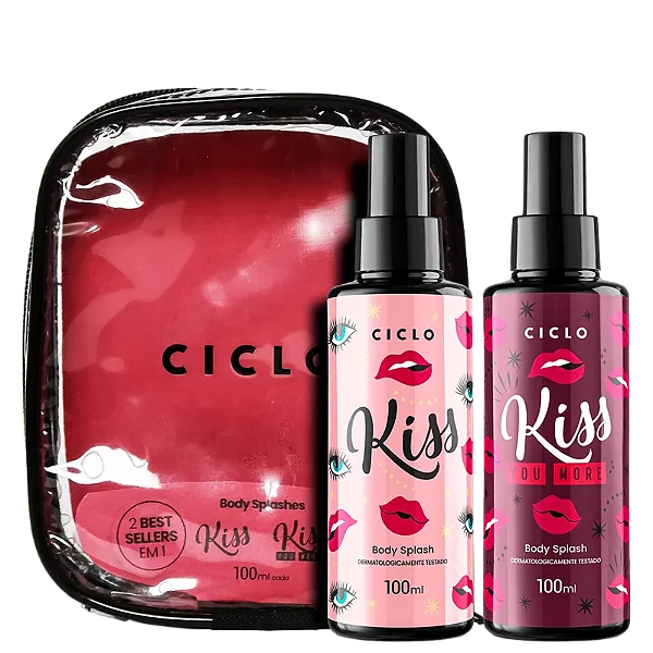 Kit Body Splash Kiss - Ciclo