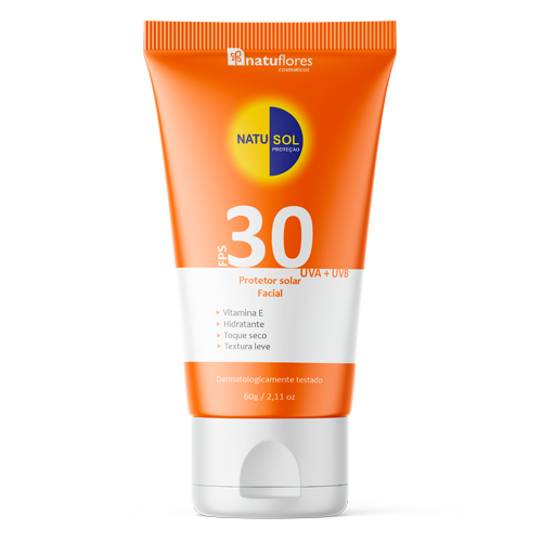 Protetor Solar Facial Fps30 60g - Natuflores