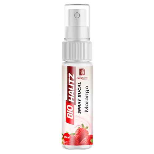 Spray Bucal De Morango 18ml - Natuflores