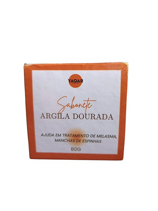 SABONETE ARGILA DOURADA - TRATAMENTO DE MELASMA E MANCHAS