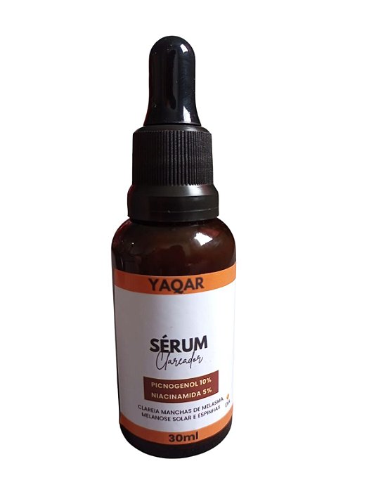 Sérum Facial Clareador Dia - Yaqar Cosméticos