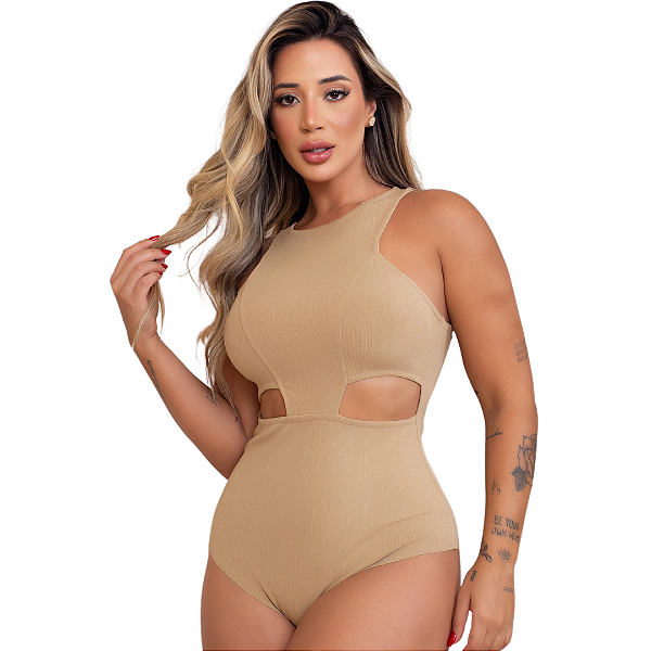 Body de Viscose Sustentável Vivíssima Bali Nude