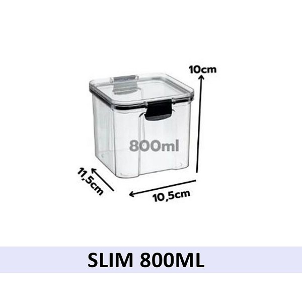 Pote Hermético Organizador de Alimentos 710 Ml Livre Bpa PLASNORTHON 1805