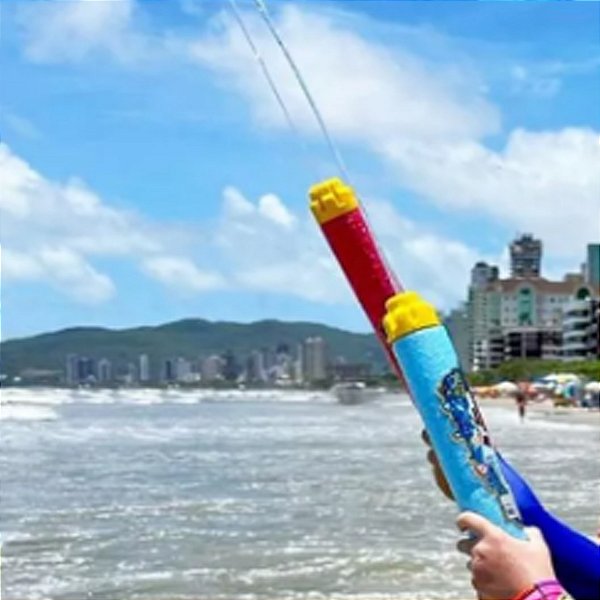 Lança Água Super Aqua Jato Radical Brinquedo 40 Cm Colorida FIBRACX AP05