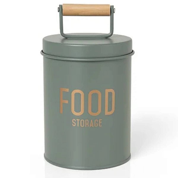 Porta Condimentos Enjoy Verde 19x11Cm Com Tampa em Aço Copa 311046