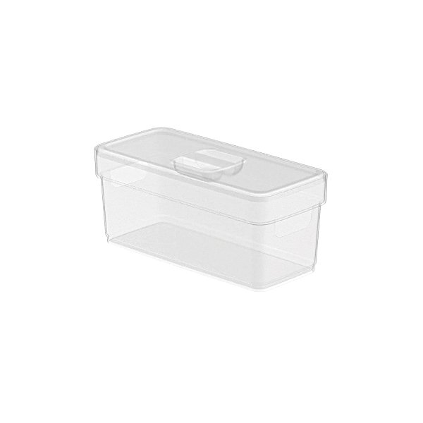 Organizador de Armário Pequena Transp. Com tampa 24x11x10Cm 501.012.001	NITRONPLAST