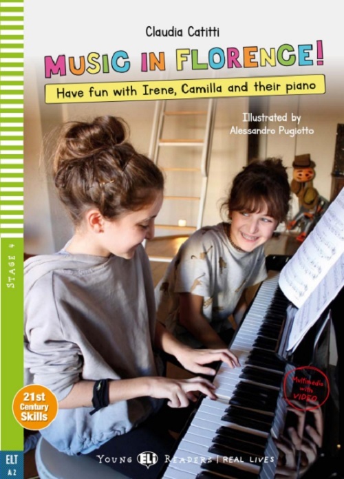 Music In Florence! - Young Hub Readers | Real Lives - Level A2 - Book With Multimidia Download And App