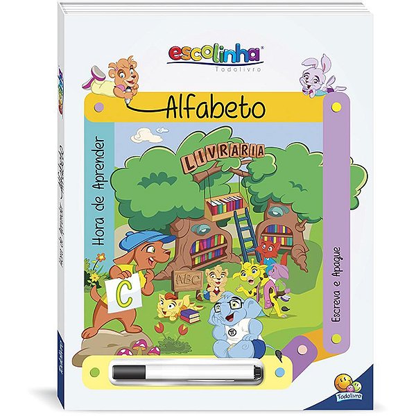 Hora De Aprender! Alfabeto: Atividades Escreva E Apague