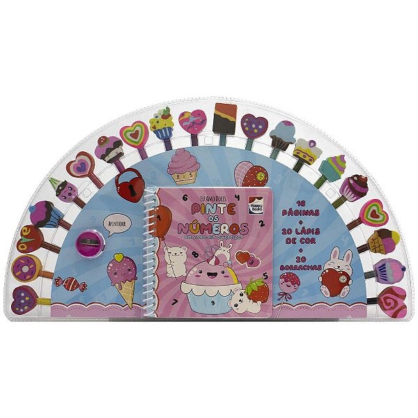 Eu Amo Doces - Um Livro-Kit Divertido Pinte Os Números