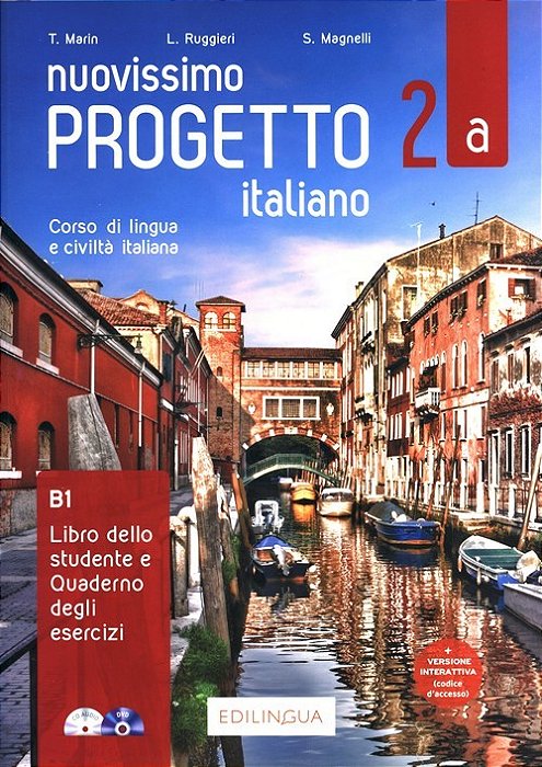 Nuovissimo Progetto Italiano 2A - Libro Dello Studente E Quaderno Degli Esercizi Dvd Video + CD Audio