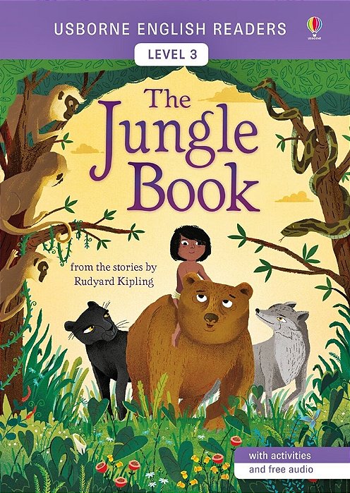 The Jungle Book - Usborne English Readers - Level 3 - Book With Activities And Free Audio
