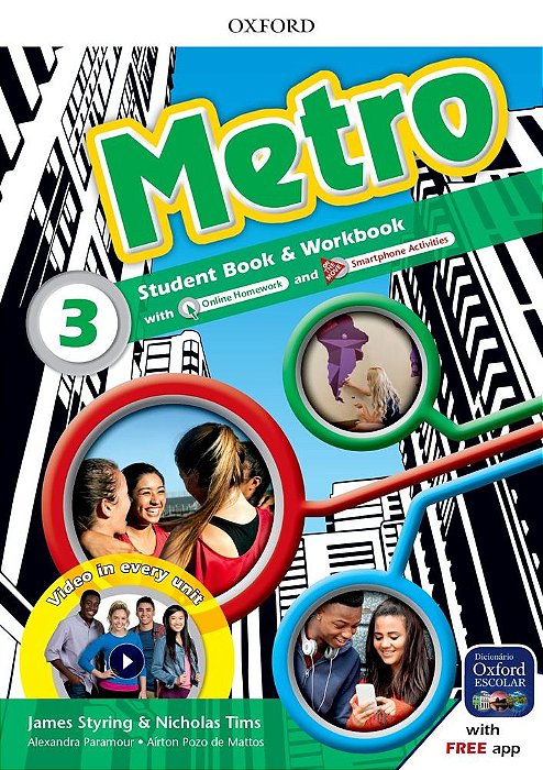 Metro 3 - Student's Book With Workbook And Online Homework & Smartphone Activities