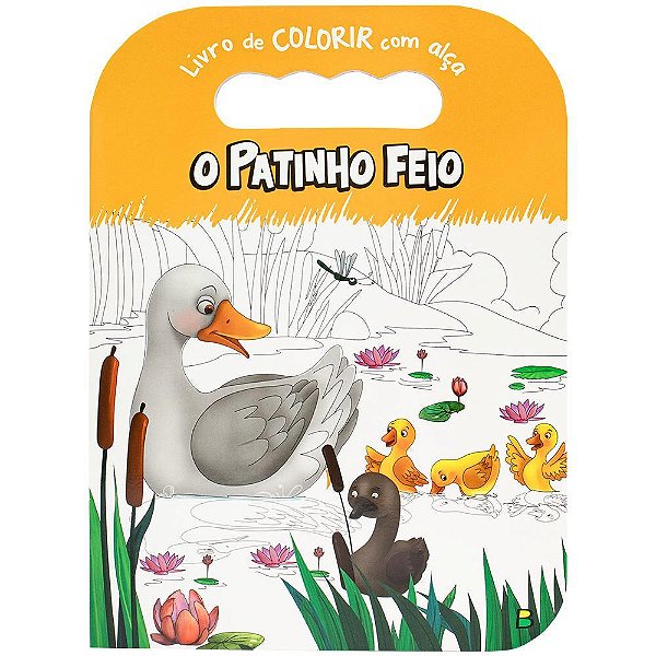 Livro De Colorir Com Alça: Patinho Feio, O