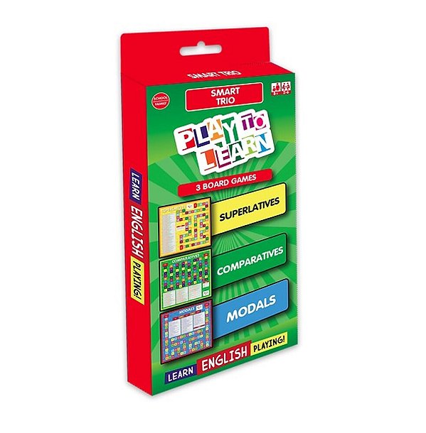 Play To Learn - Smart Trio - 3 Board Games