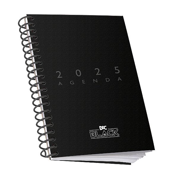 Agenda 2025 Maior All Black (Cód. 4550)