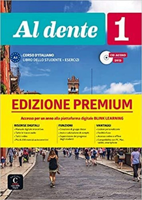 Al Dente 1 Libro Dello Studente + Esercizi + CD + Dvd Premium..-