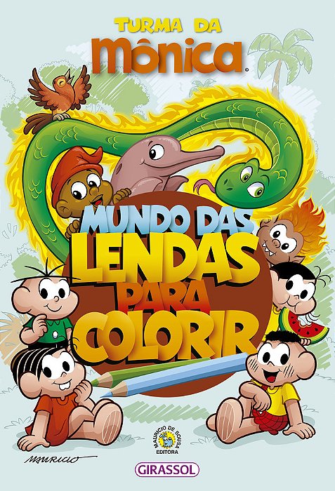 Turma Da Mônica - Mundo Das Lendas Para Colorir..-