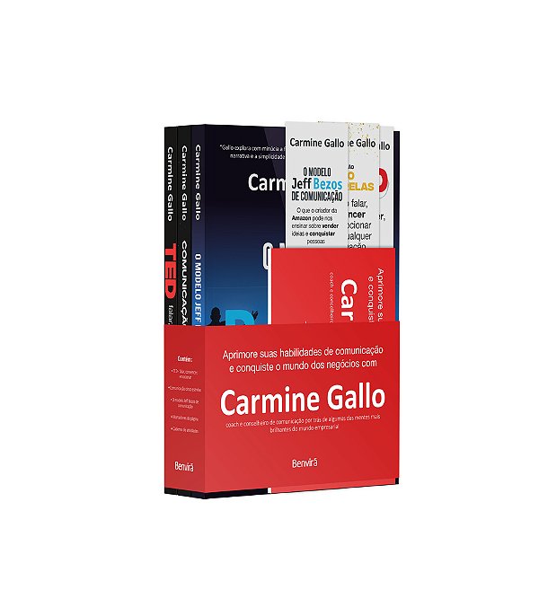 Combo Carmine Gallo: Aprimore Suas Habilidades De Comunicação E Conquiste O Mundo Dos Negócios - 1ª Edição 2023