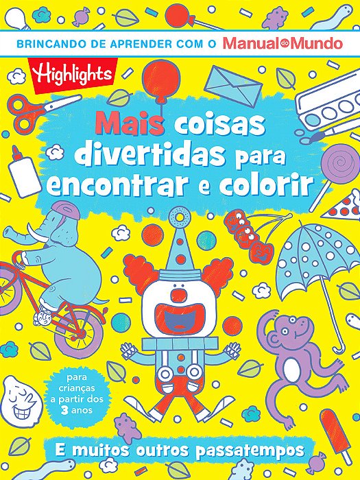 Mais Coisas Divertidas Para Encontrar E Colorir - Livro 2 Livro De Coisas Divertidas Para Encontrar E Colorir..-