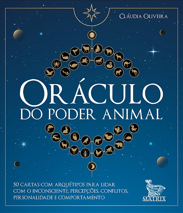 Oráculo Do Poder Animal 50 Cartas Com Arquétipos Para Lidar Com O Inconsciente, Percepções, Conflitos, Personalidade E Comportamento. ..-