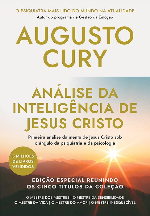 Análise Da Inteligência De Jesus Cristo Edição Especial Reunindo Os Cinco Títulos Da Coleção..-