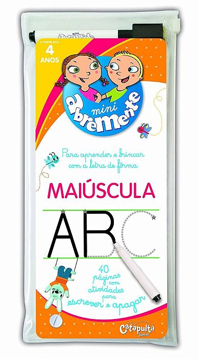 Abremente Mini - 4 Anos - Maiúscula - Livro Com Canetinha..-