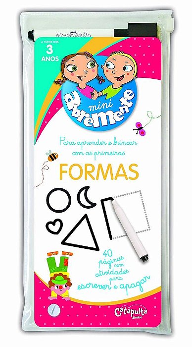Abremente Mini - 3 Anos - Formas - Livro Com Canetinha..-