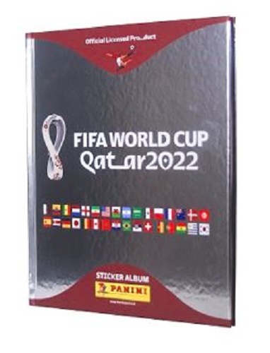 Album Capa Dura Prata Copa Do Mundo Qatar 2022