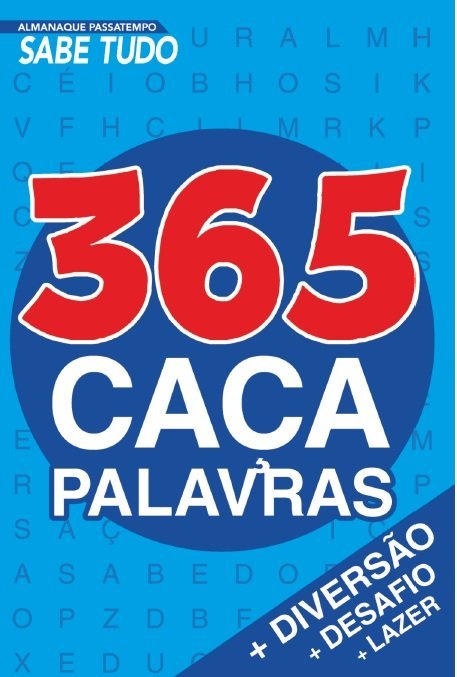 Almanaque Passatempo - Sabe Tudo - 365 Caça Palavras..-