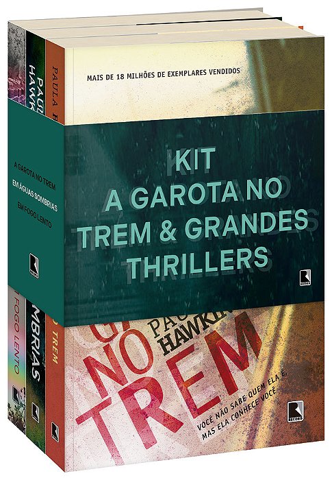 Kit A Garota No Trem & Grandes Thrillers..-