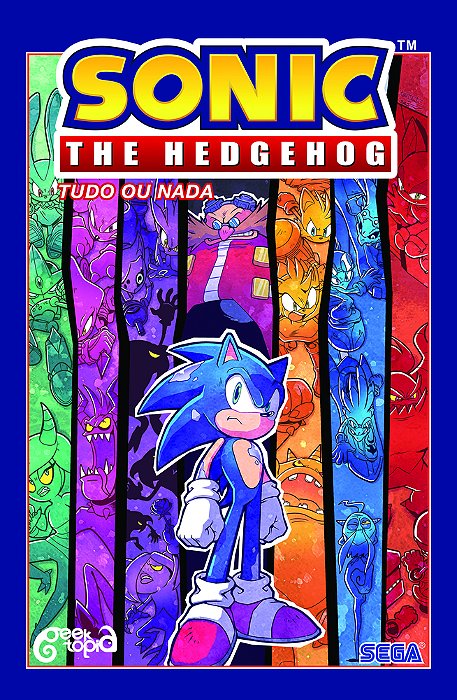 Sonic The Hedgehog – Volume 7: Tudo Ou Nada (Acompanha Pôster E Marcador)..-