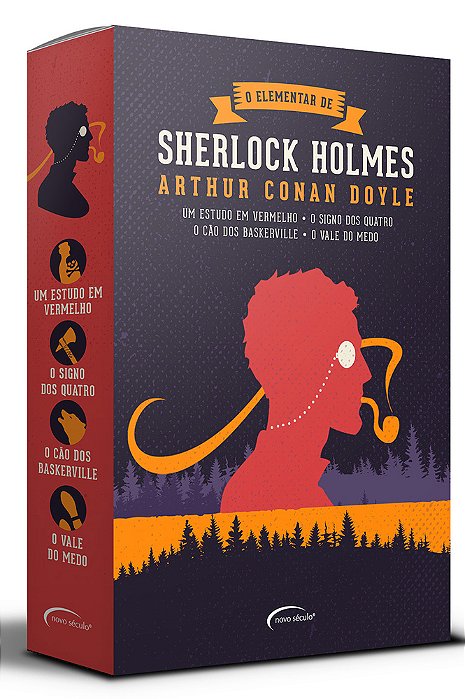 Box Sherlock Holmes - 4 Livros..-