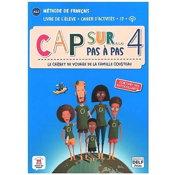 Cap Sur Pas · Pas 4 - Livre De L'�lôve + Cahier D'Activit�s..-