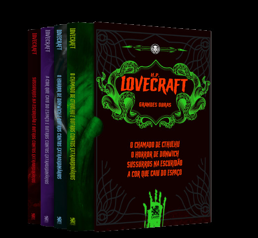 Grandes Obras De H. P Lovecraft | Box Com 4 Livros
