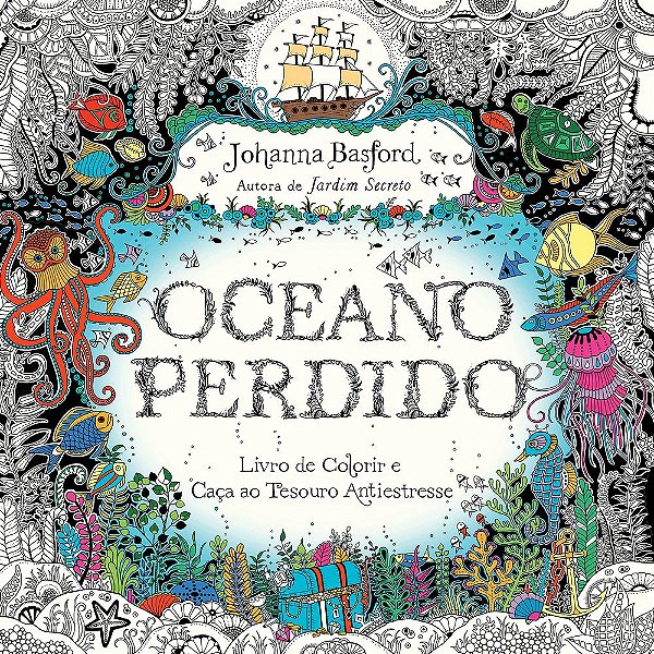 Oceano Perdido - Livro De Colorir E Aventura Submarina..-