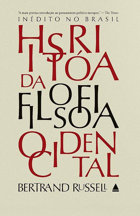 História Da Filosofia Ocidental - 3 Volumes