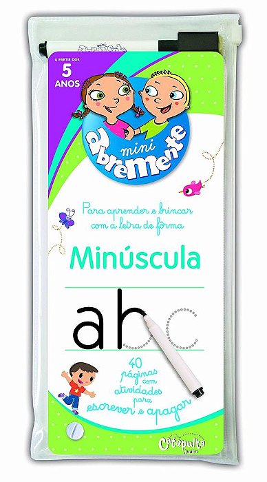 Abremente Mini - 5 Anos - Minúscula - Livro Com Canetinha..-