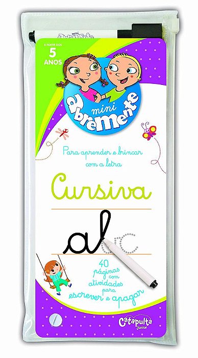 Abremente Mini - 5 Anos - Cursiva - Livro Com Canetinha..-