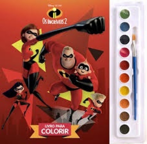 Disney Aquearela - Os Incríveis 2..-