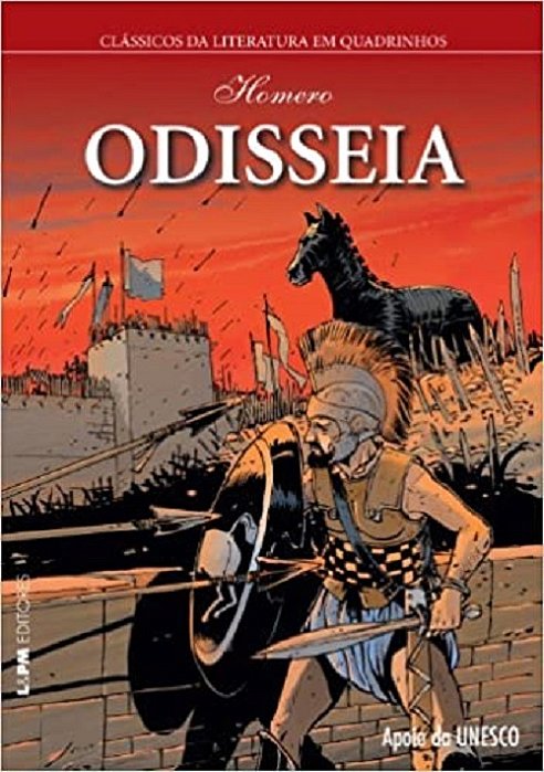 Odisseia - Clássicos Da Literatura Em Quadrinhos..-