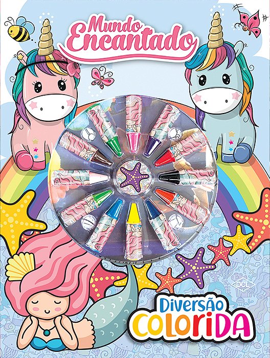 Cores - Mundo Encantado - Unicórnios E Sereias..-