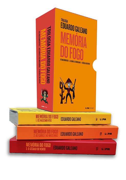 Caixa Especial Memória Do Fogo - Trilogia..-